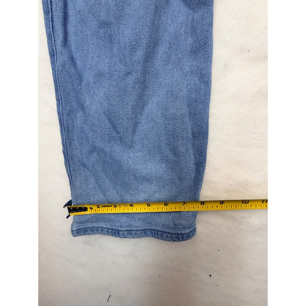Hollister Ultra High-Rise Dad Jeans Light Wash Blue Straight Leg W29 Short 8s - Picture 7 of 8